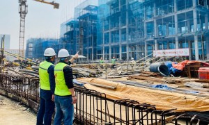 Nhiều doanh nghiệp đã tự thiết kế và làm tổng thầu thi công những công trình lớn, kỹ thuật phức tạp. (Ảnh: Yên Thư)