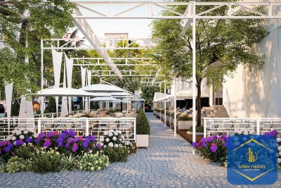 Quán Cà Phê Baydeli với phong cách hiện đại và xanh mát