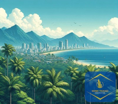 Hình dung về TP. Nha Trang. (tạo bởi AI,  DALL·E 3)