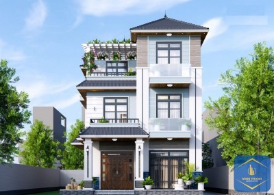 Mẫu nhà 3 tầng hiện đại