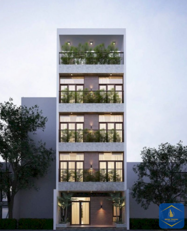 Mẫu nhà 5 tầng đẹp