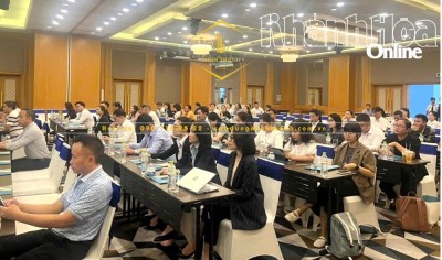 Quang cảnh buổi tập huấn.