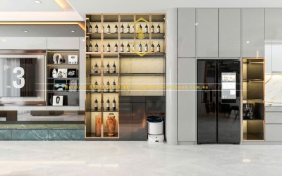 Thiết kế – thi công nội thất phòng khách trọn gói Nha Trang