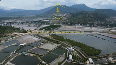 Một góc khu vực triển khai Dự án Khu đô thị ven vịnh Cam Ranh nằm ở xã Nam Cam Ranh