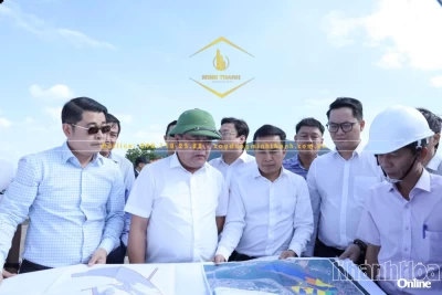 Chủ tịch UBND tỉnh Trần Phong kiểm tra thực tế tiến độ triển khai Dự án Khu đô thị hỗn hợp thành phố Nha Trang.