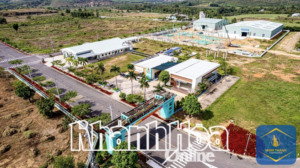 Các dự án mới đang được xây dựng tại Cụm Công nghiệp Sông Cầu.