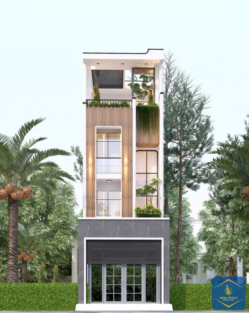 Nhà 4 tầng đẹp