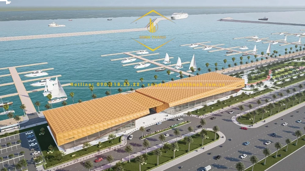 Phối cảnh Dự án Bến du thuyền quốc tế Cam Ranh.