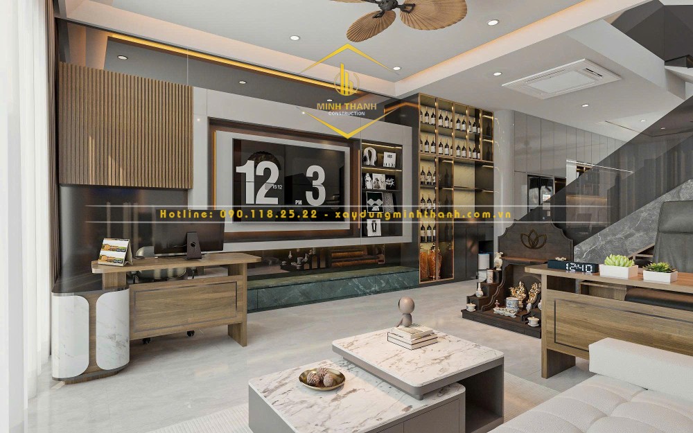 Thiết Kế Căn Nhà 100m2 Gói 7 Mỹ Gia An Khánh