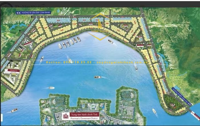 Phối cảnh dự án Khu đô thị ven Sông Tắc ở phường Nam Nha Trang