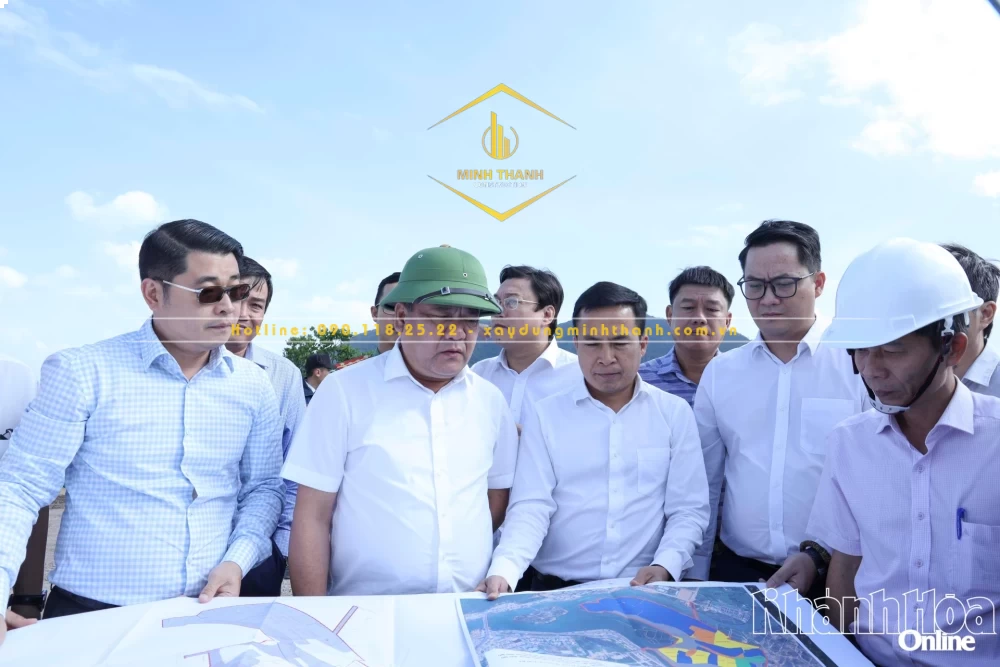 Chủ tịch UBND tỉnh Trần Phong kiểm tra thực tế tiến độ triển khai Dự án Khu đô thị hỗn hợp thành phố Nha Trang.